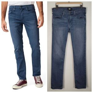 Paige Size 30x32 Federal Slim Straight Jeans Stretch Lopez Blue